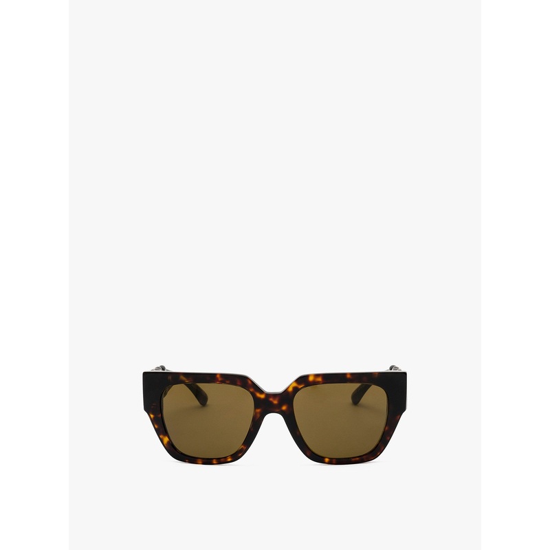 Rectangular Logo Acetate Sunglasses