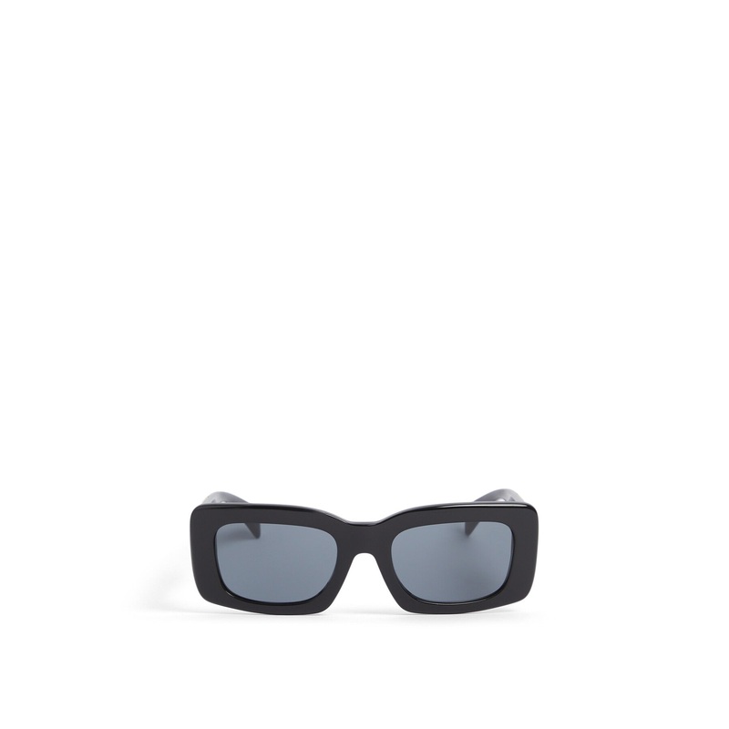 Rectangular Slim Acetate Sunglasses