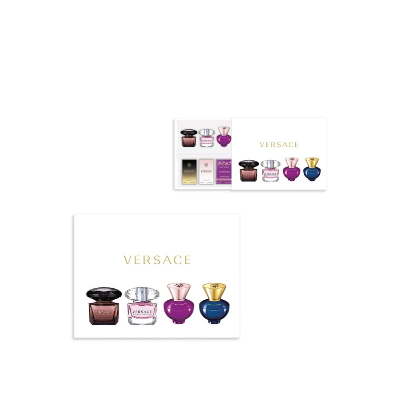 Versace Womens Miniature Set 4 x 5ml