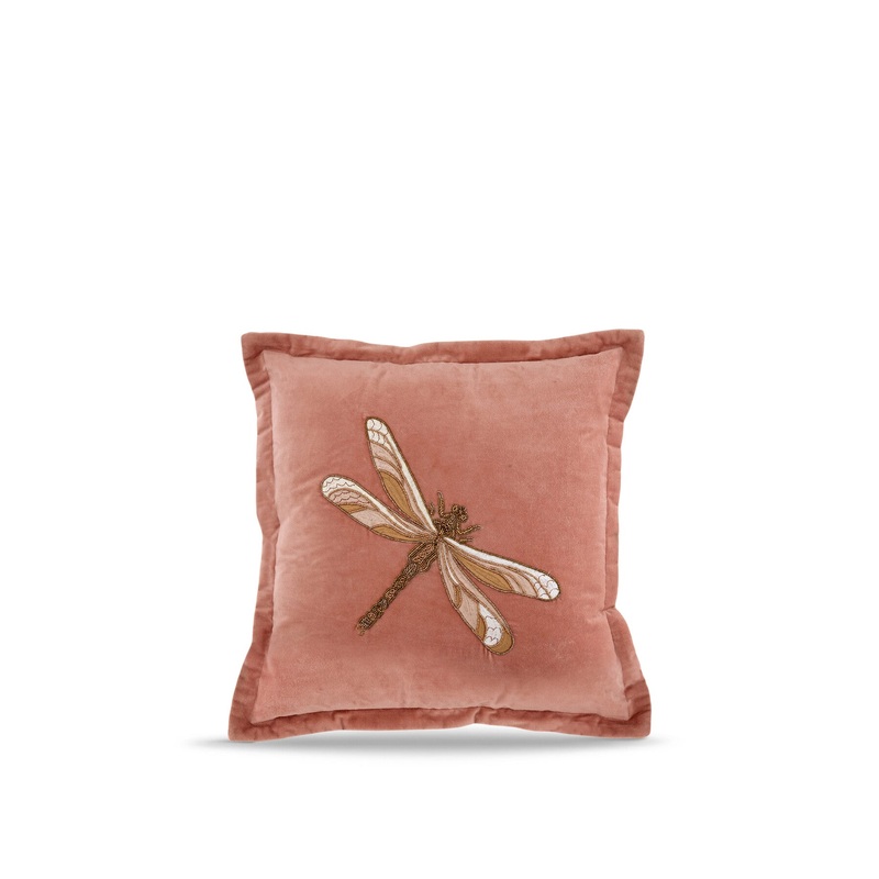 Aria Embroidered Feather Cushion