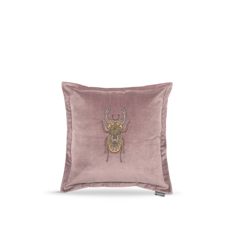 Bellatrix Embroidered Feather Cushion