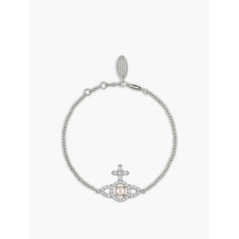 Olympia Pearl Chain Bracelet