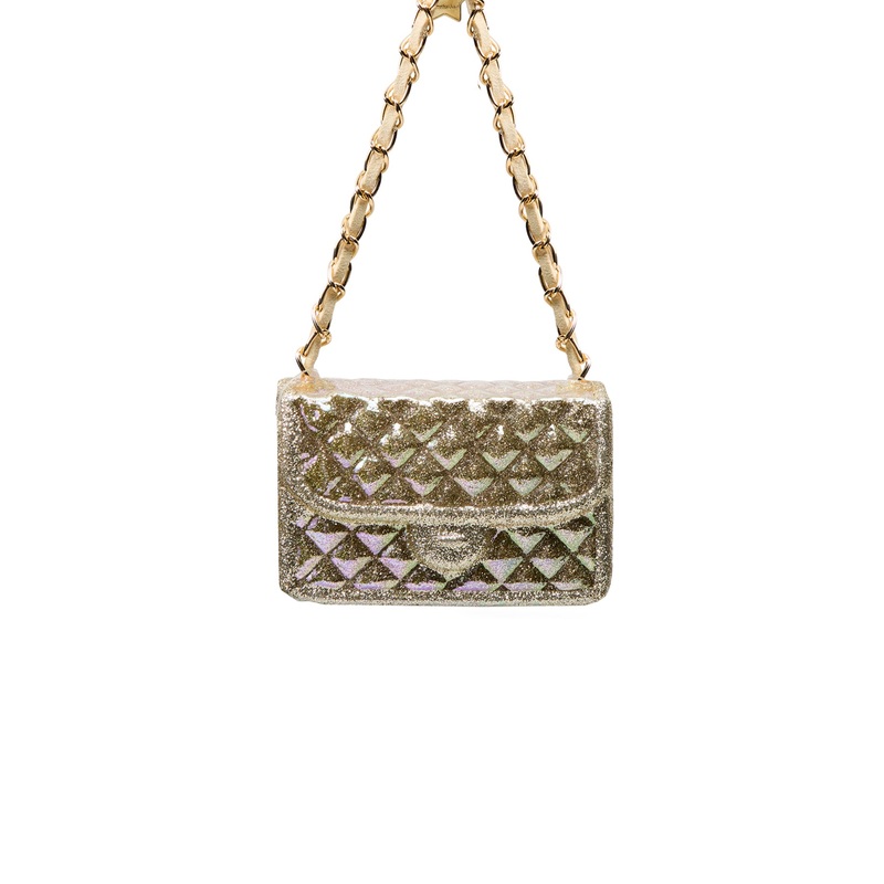 Shimmer Fashion Bag Bauble Gold