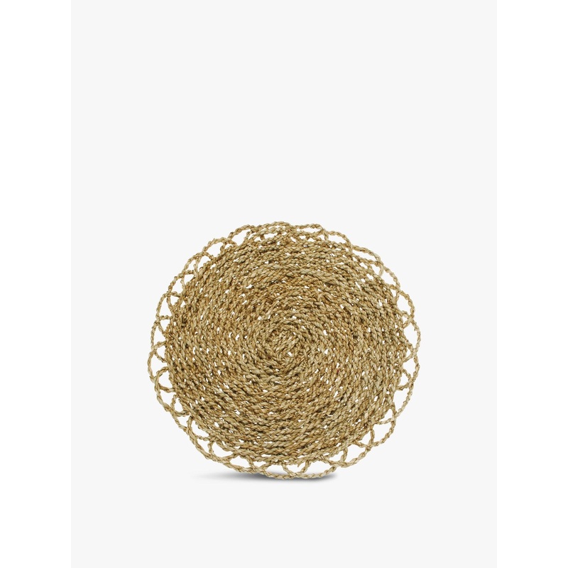 Circular Pandanus Decorative Mat