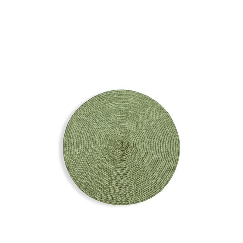Circular ribbed placemat