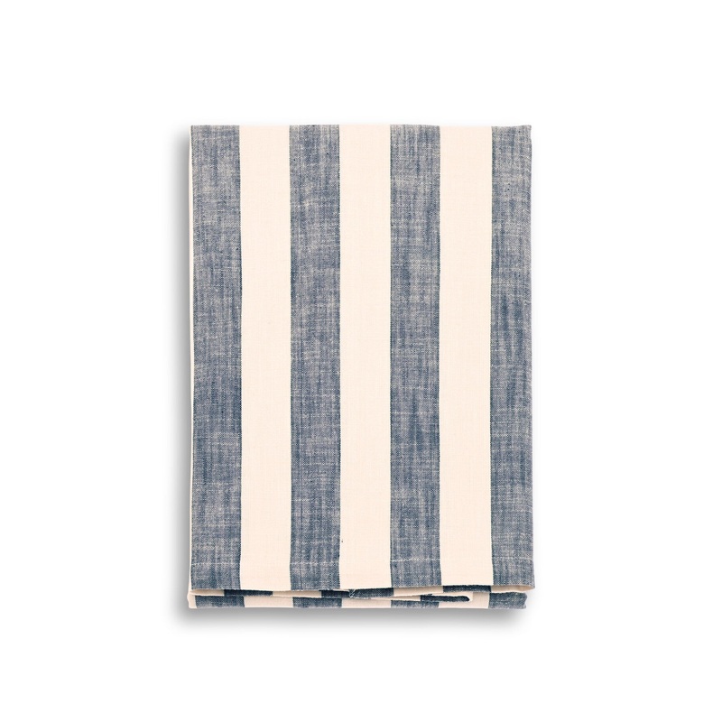 Wide Stripe Tablecloth