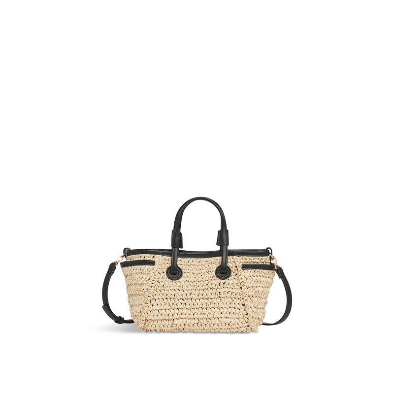 Aylin Mini Straw Tote Bag