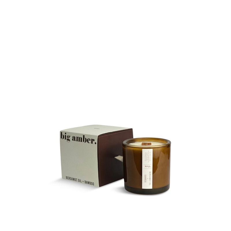 Bamboo & Bergamot Oil Amber/ Umbra 350g Candle