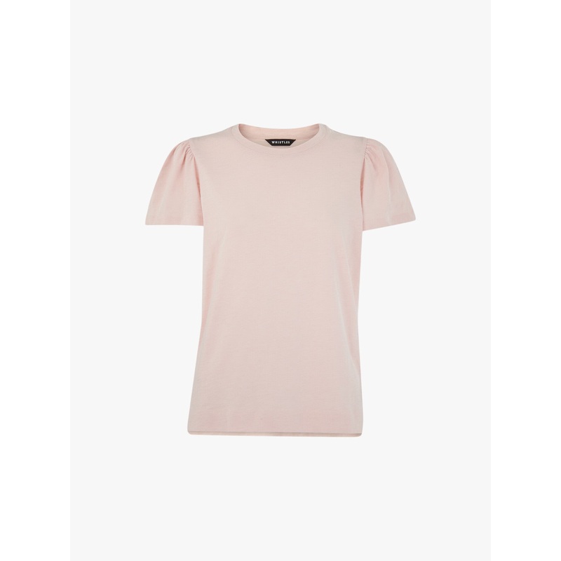Cotton Frill Sleeve T-Shirt