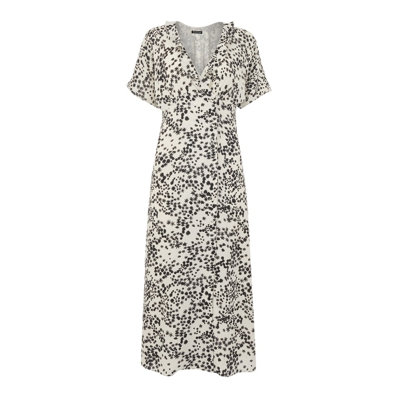 Dandelion Floral Midi Dress