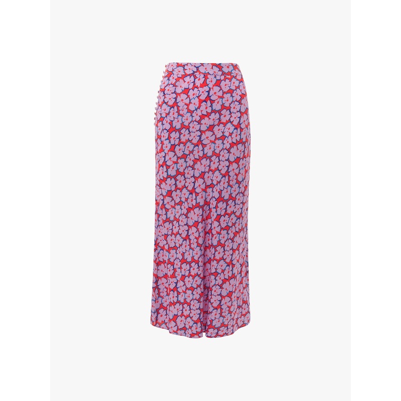 Farfalle Print Bias Cut Skirt