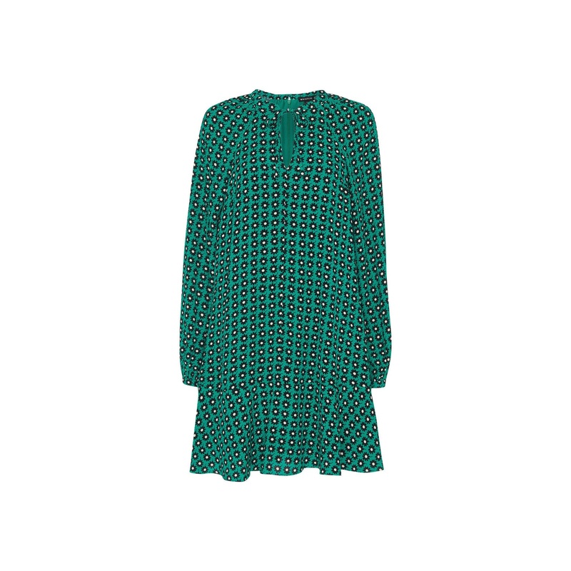 Floral Dot Flippy Dress