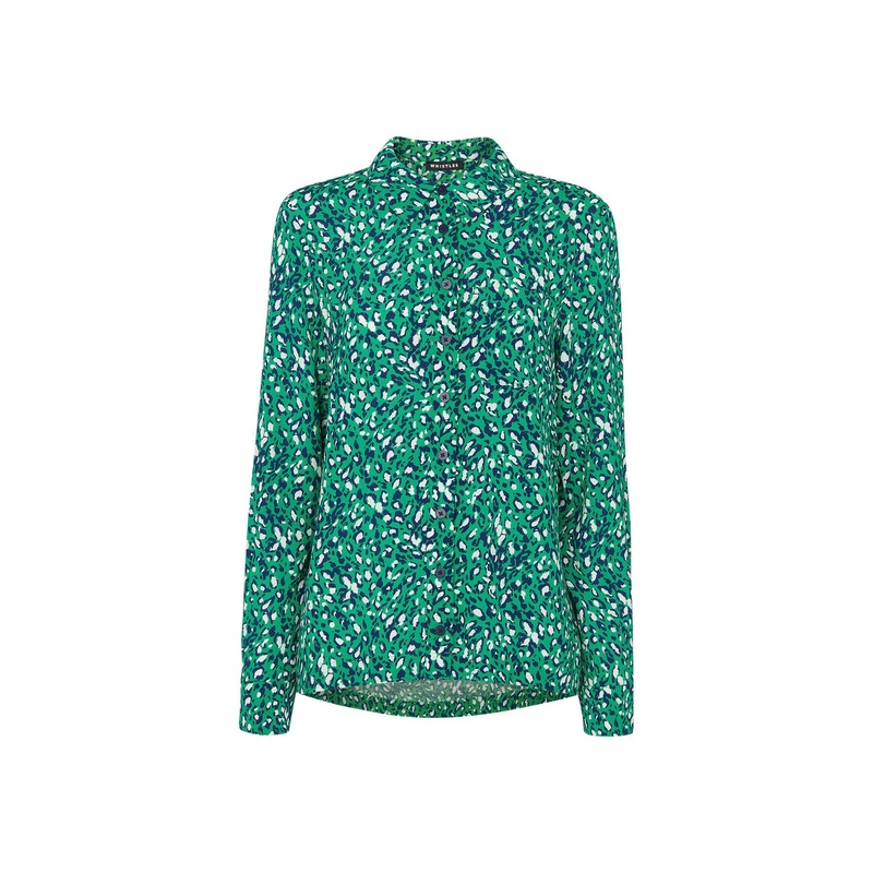 Flowing Leopard Print Shirt