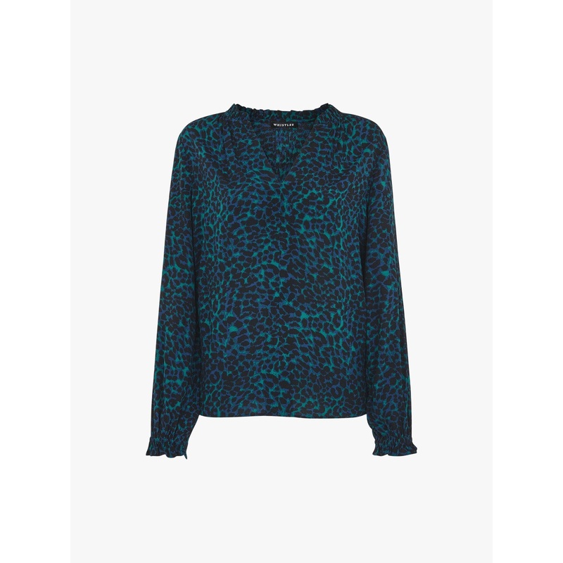 Forest Leopard Carlotta Blouse