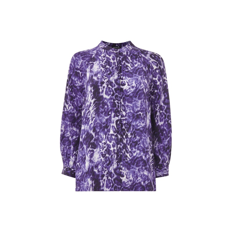 Glossy Leopard Raglan Shirt