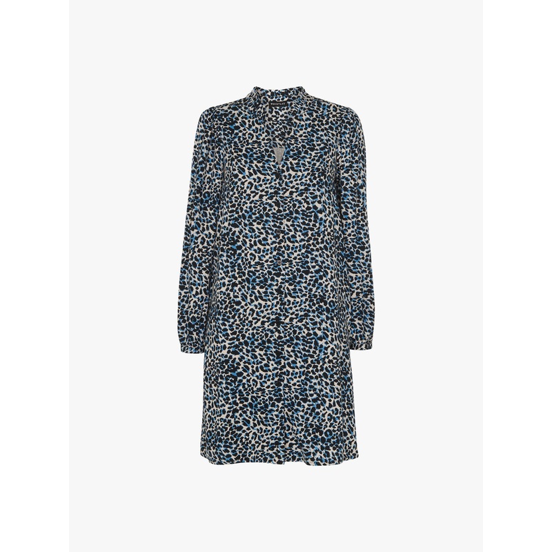 Katie Abstract Cheetah Dress