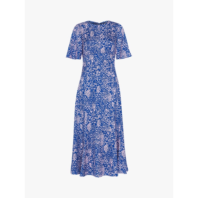 Lively Animal Print Midi Dress