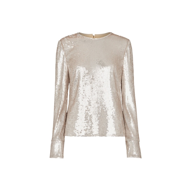 Sequin Minimal Tunic Top