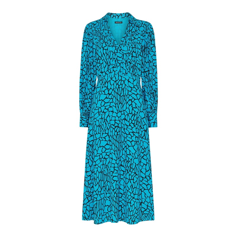 Terrazzo Print Midi Dress
