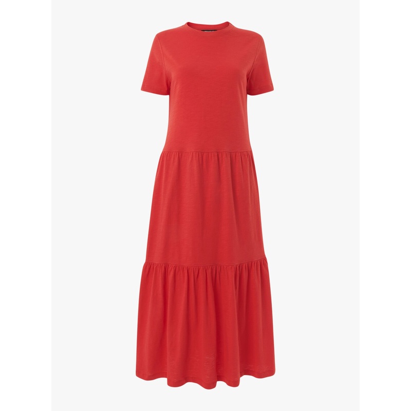 TieJersey Midi Dress