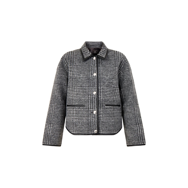 Camden Check Jacket Black Grey
