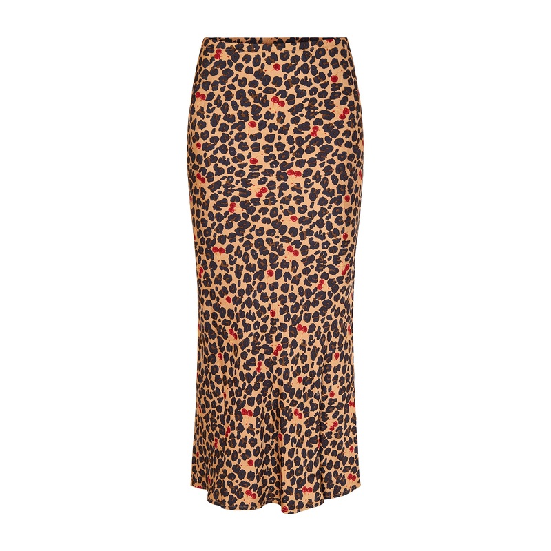 Cherry Leopard Dorris Skirt