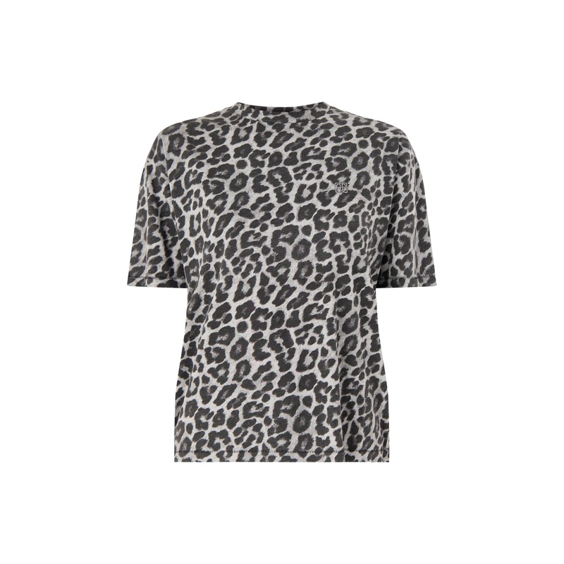 Cohen Tee Grey Leopard