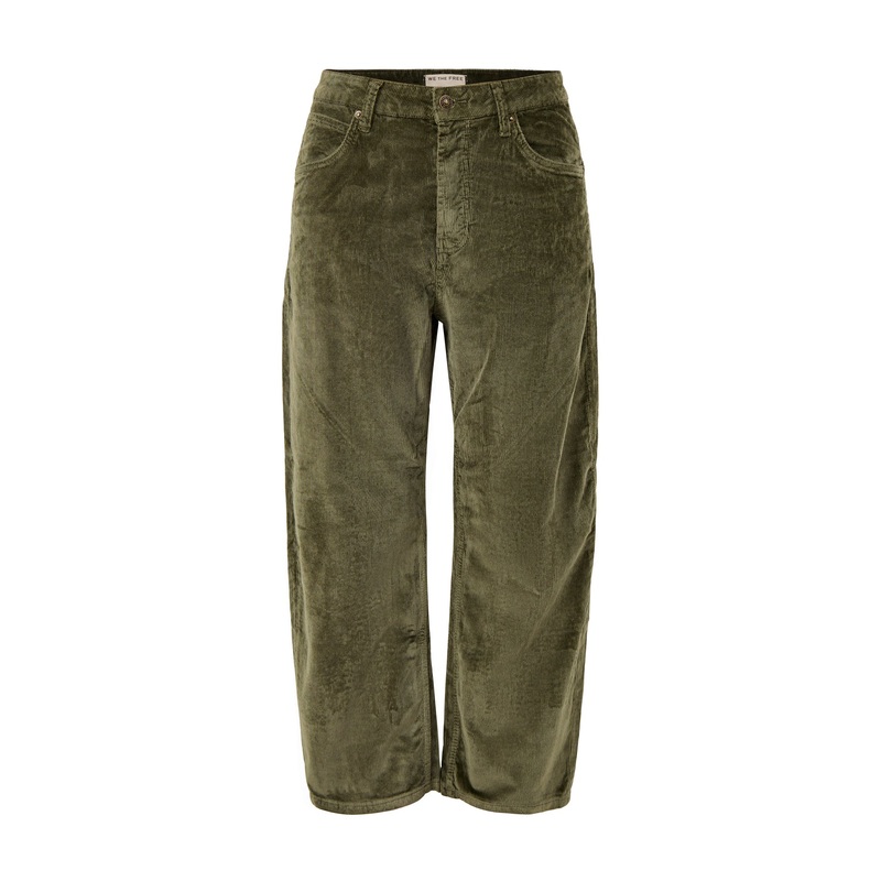 Deep Trance Cord Trousers Green