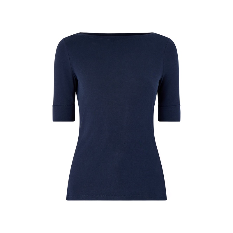 Judy Elbow Sleeve Knit Lauren Navy