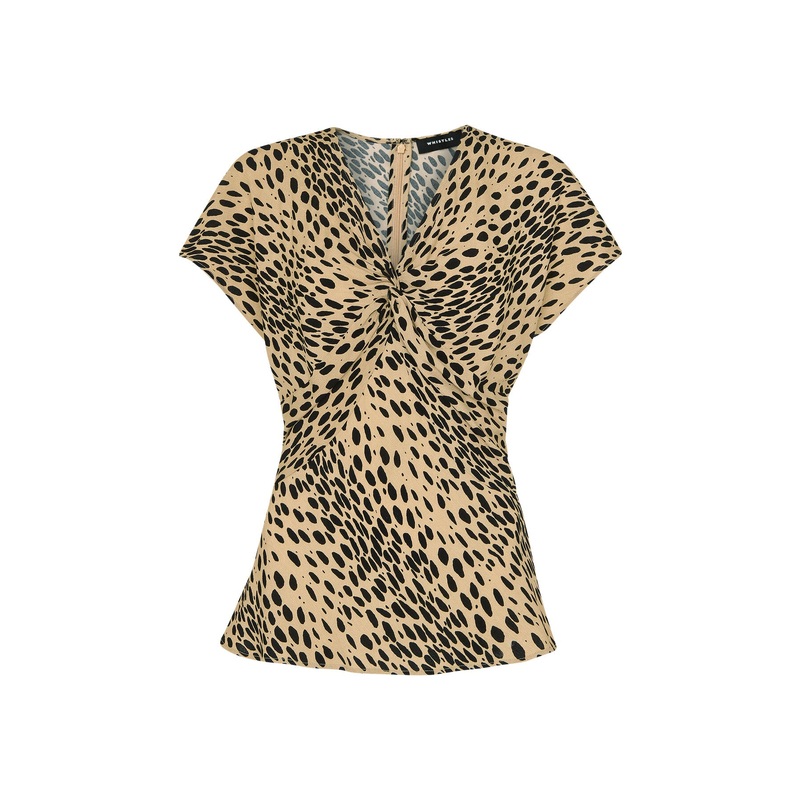 Leopard Spot Print Blouse