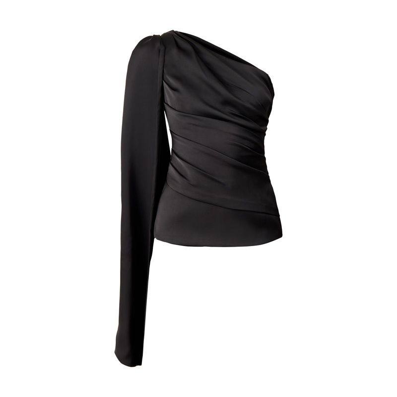 Nelly Draped One Shoulder Top