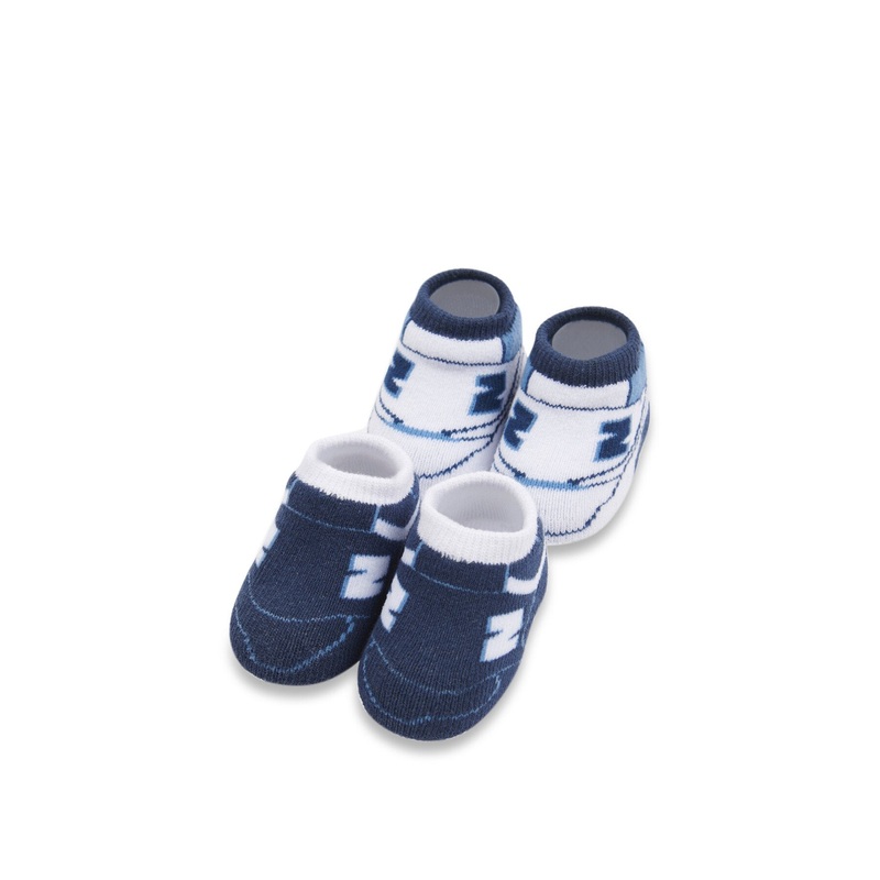 New Balance Classics 2 Pack Booties Navy