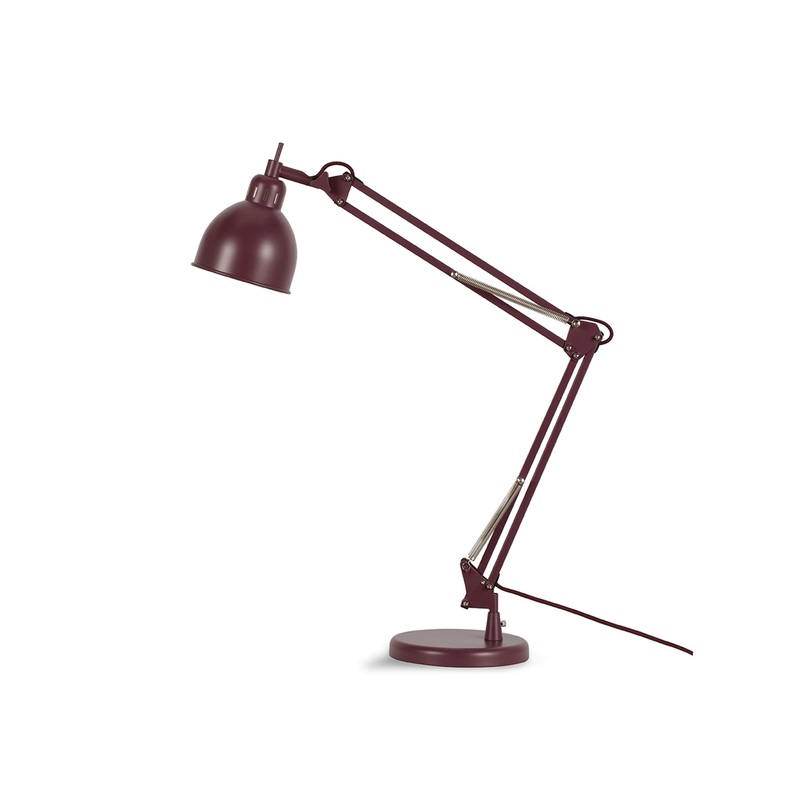 Spencer Metal Desk Lamp Berry