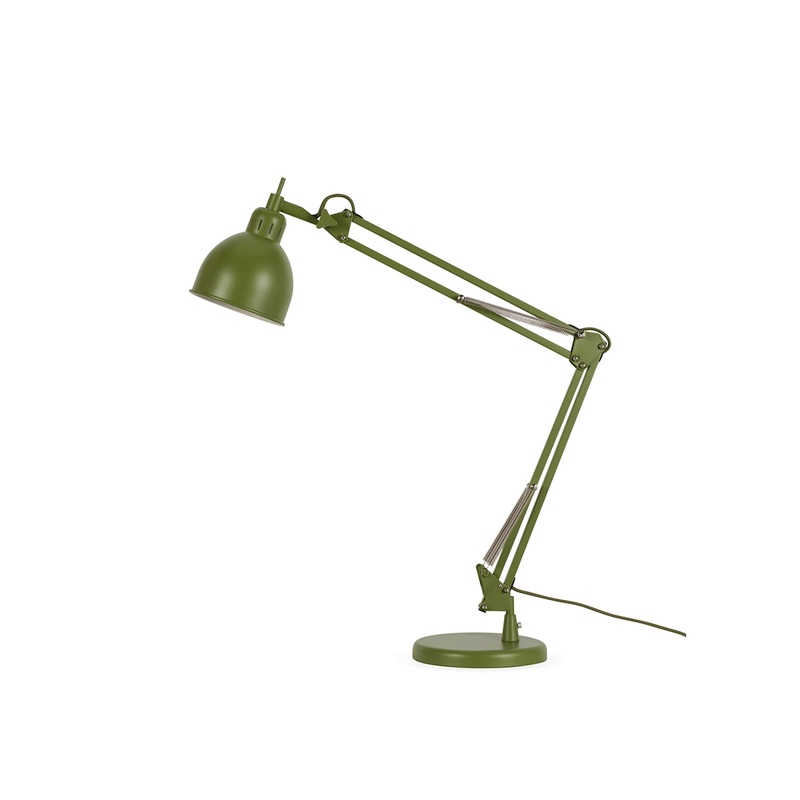 Spencer Metal Desk Lamp Green
