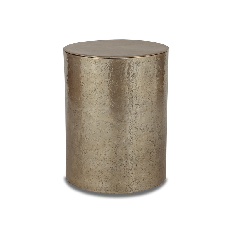 Zander Metal Storage Side Table