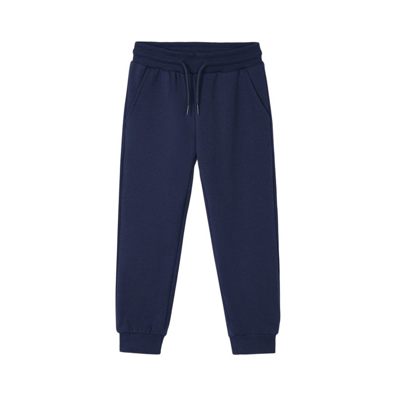 Basic Cuffed Fleece Joggers Navy