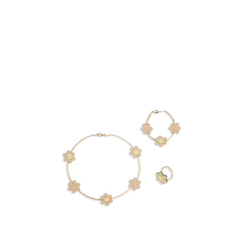 Daisy Jewellery Set Gold