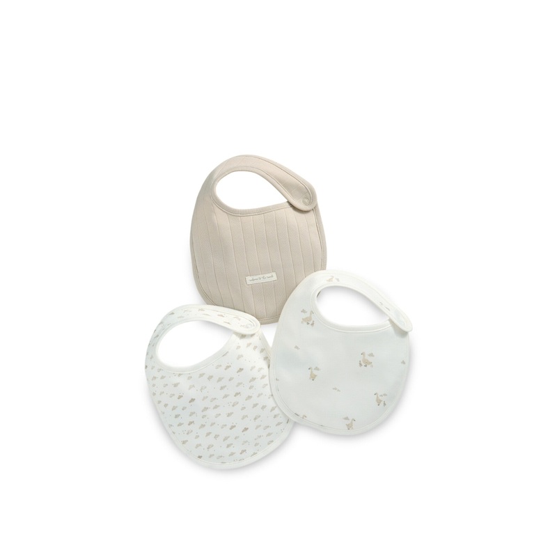 Duckling Bib Set 3 Pack Cloud