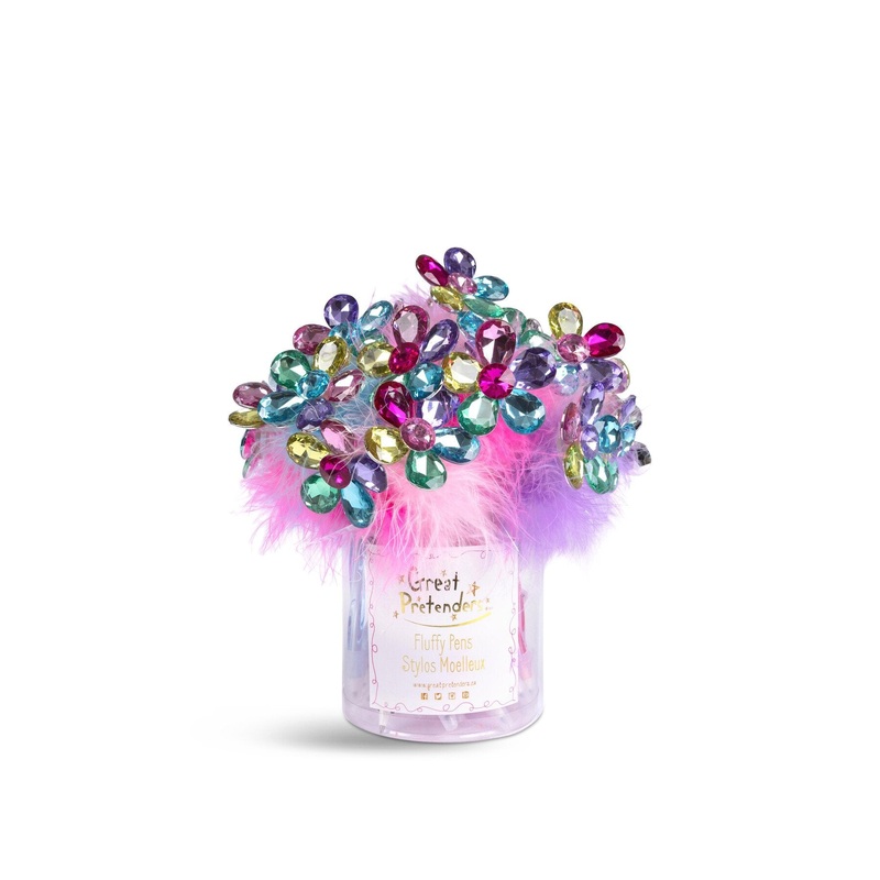 Flower Gem Fluffy Pen
