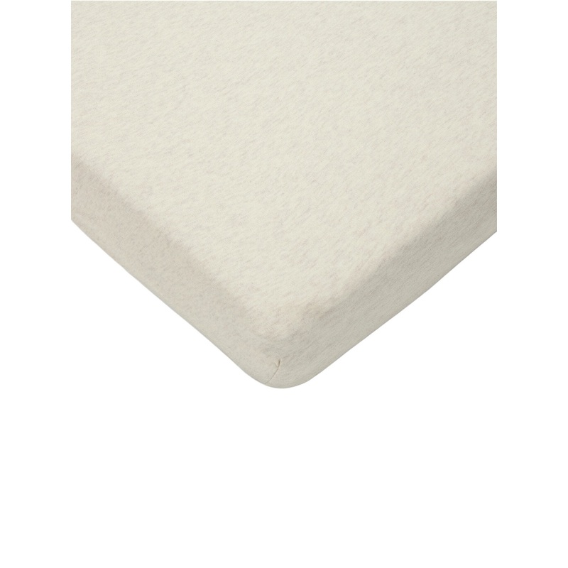 Oatmeal Marl Cot Bed Sheet