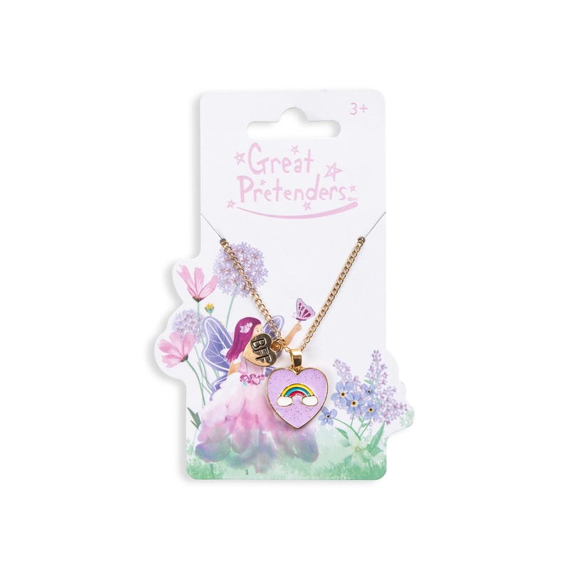 Rainbow Butterfly BFF Necklaces