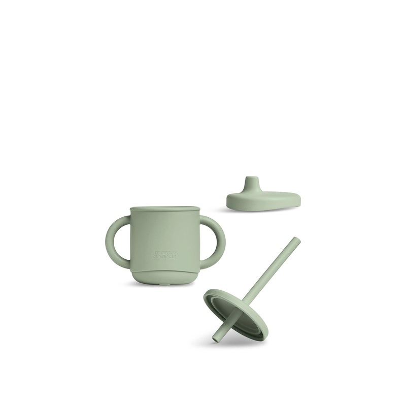 Silicone Sippy Cup and Snack Pot Kiwi