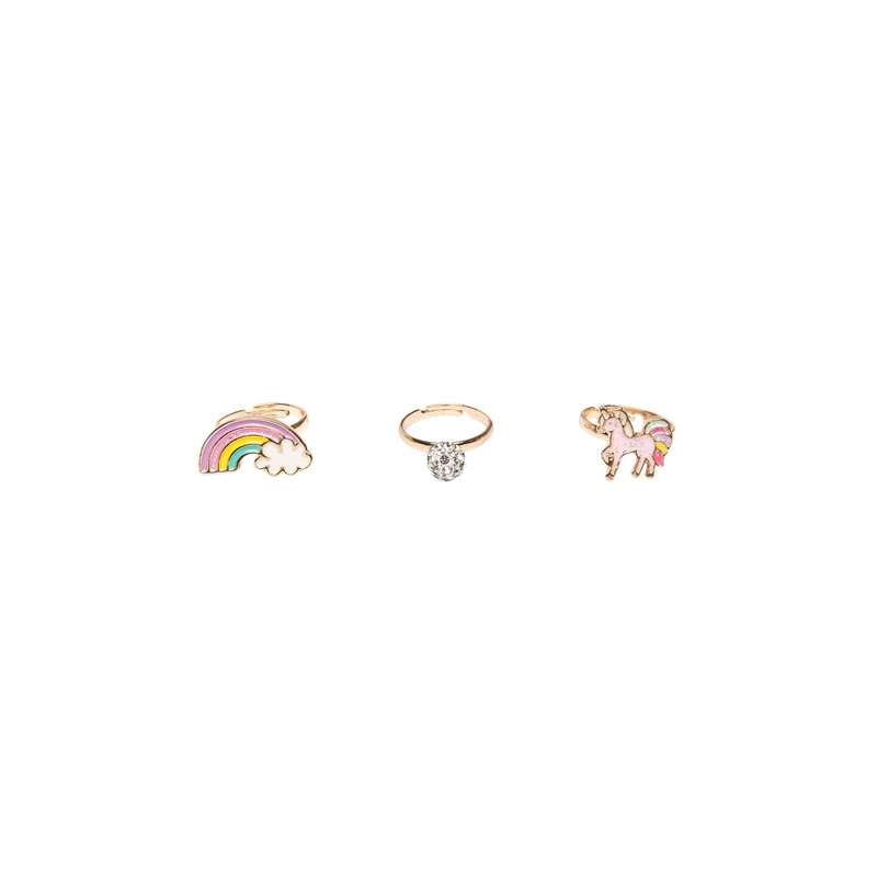 Unicorn Rainbow Rings Set