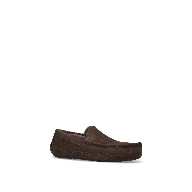 Ascot Suede Slippers Brown