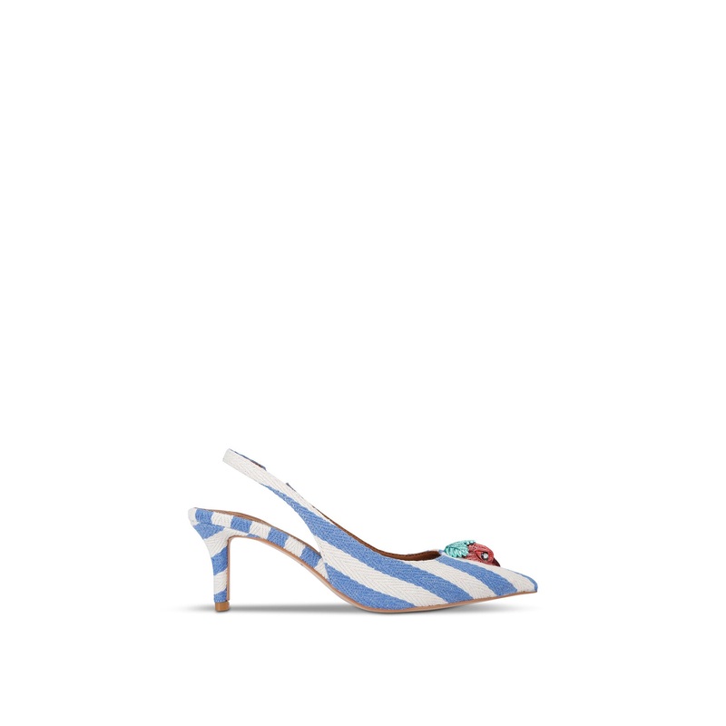 Belgravia Slingback Heels White