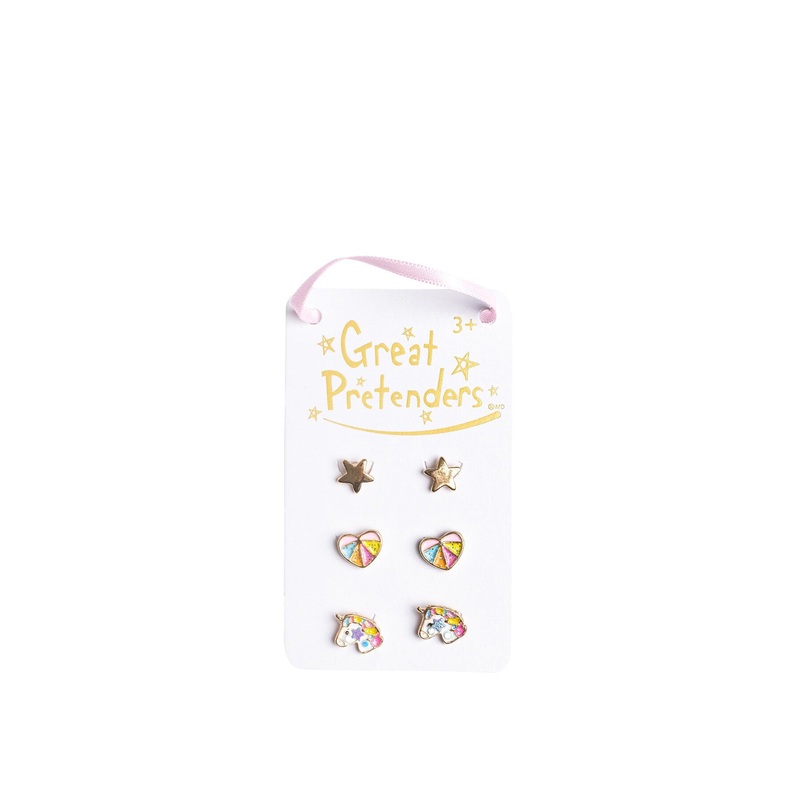 Cheerful Stud Earrings 3 Pack