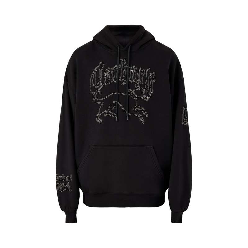 Hooded Hackwork Sweatshirt