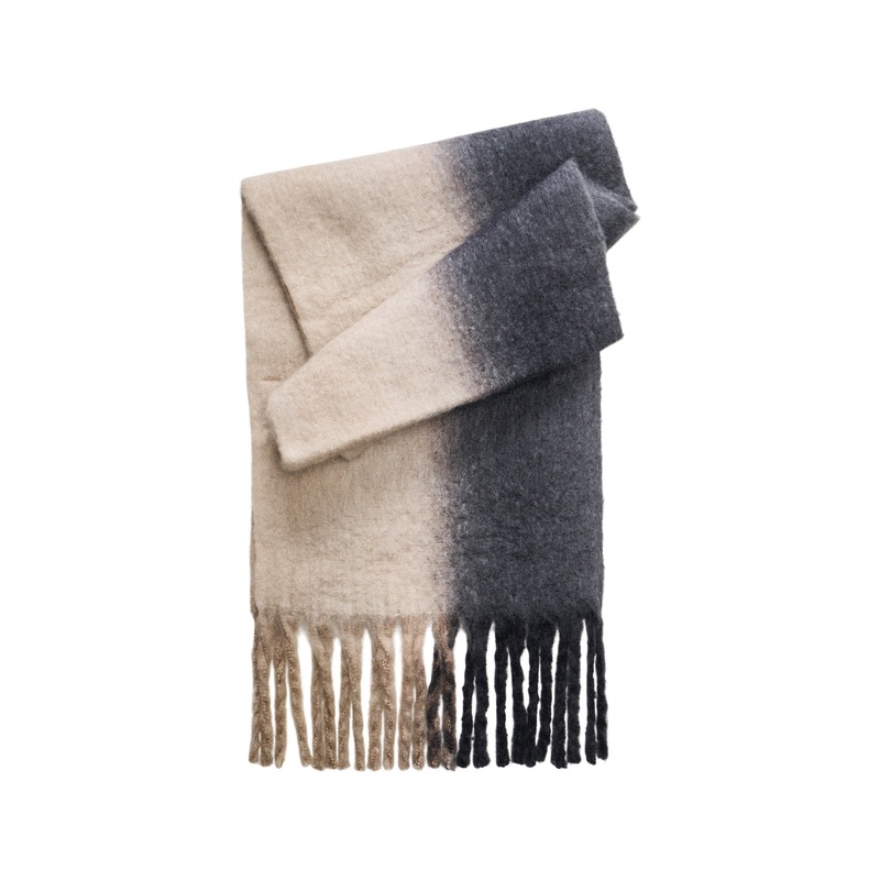Jocca Stripe Ombre Scarf Beige