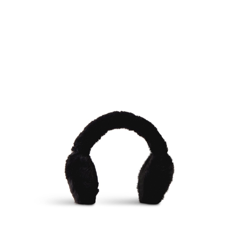 Jutlandia Black Faux Fur Earmuffs