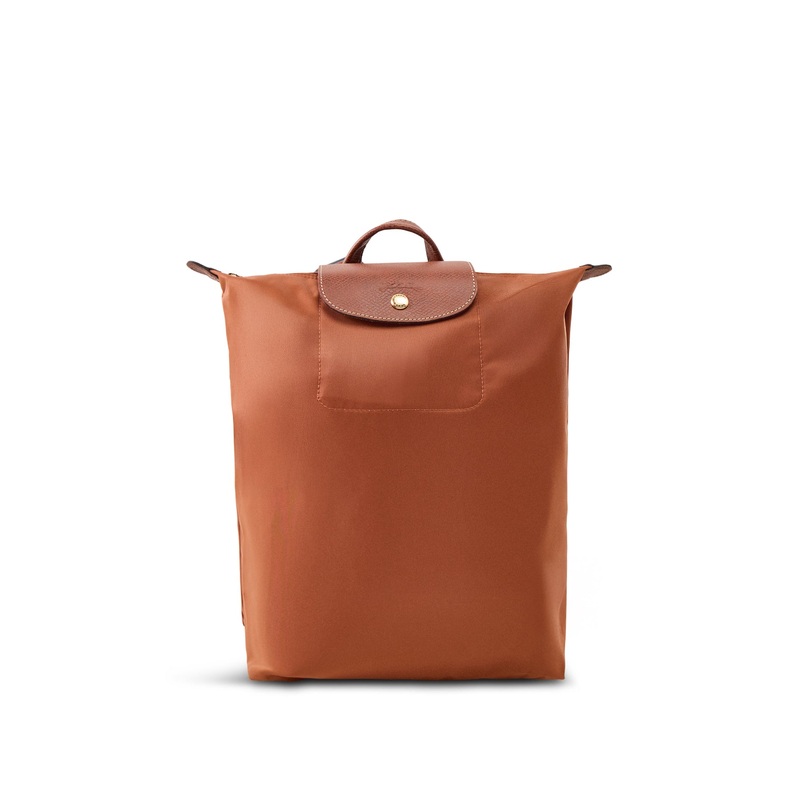 Le Pliage Medium Nylon Backpack Cognac